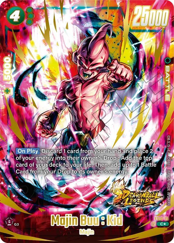 Majin Buu : Kid (Bonus Pack Alternate Art) FS10-15 card from Starter Deck 10: Giblet