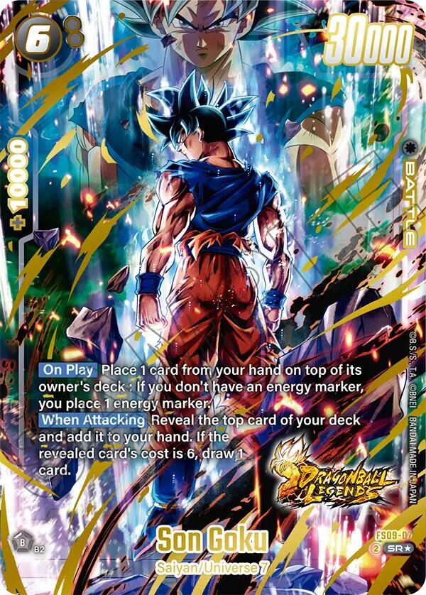 Son Goku (Bonus Pack Alternate Art) FS09-07 card from Starter Deck 9: Shallot
