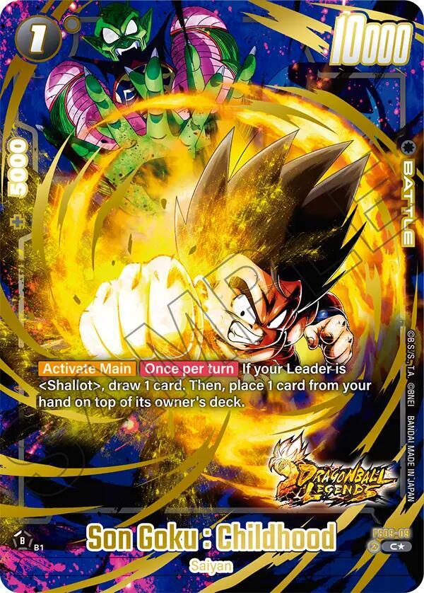 Son Goku : Childhood (Bonus Pack Alternate Art) FS09-09 card from Starter Deck 9: Shallot