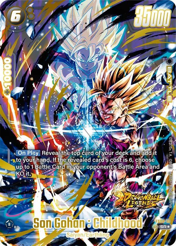 Son Gohan : Childhood (Bonus Pack Alternate Art) FS09-10 card from Starter Deck 9: Shallot
