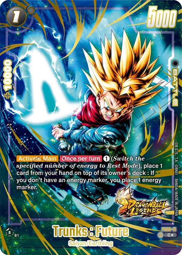 Trunks : Future (Bonus Pack Alternate Art) FS09-11 card from Starter Deck 9: Shallot
