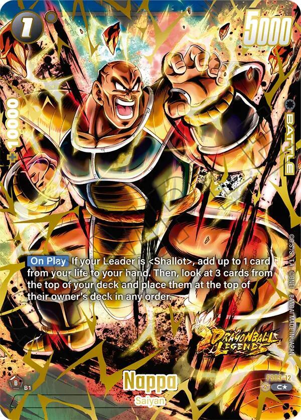 Nappa (Bonus Pack Alternate Art) FS09-12 card from Starter Deck 9: Shallot
