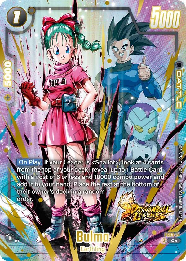 Bulma (Bonus Pack Alternate Art) FS09-14 card from Starter Deck 9: Shallot