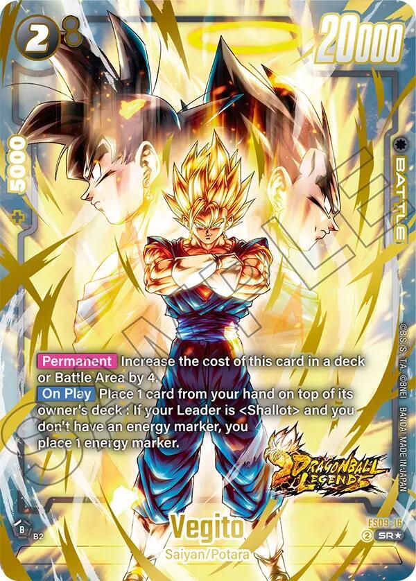 Vegito (Bonus Pack Alternate Art) FS09-16 card from Starter Deck 9: Shallot