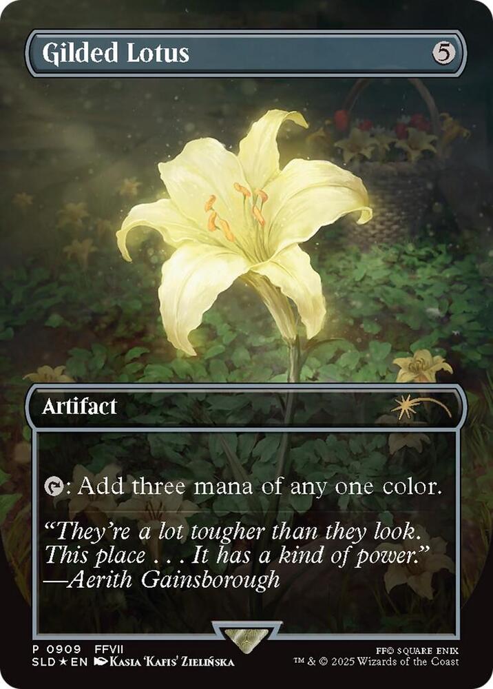 Gilded Lotus (Rainbow Foil) 909 card from Secret Lair Drop Series