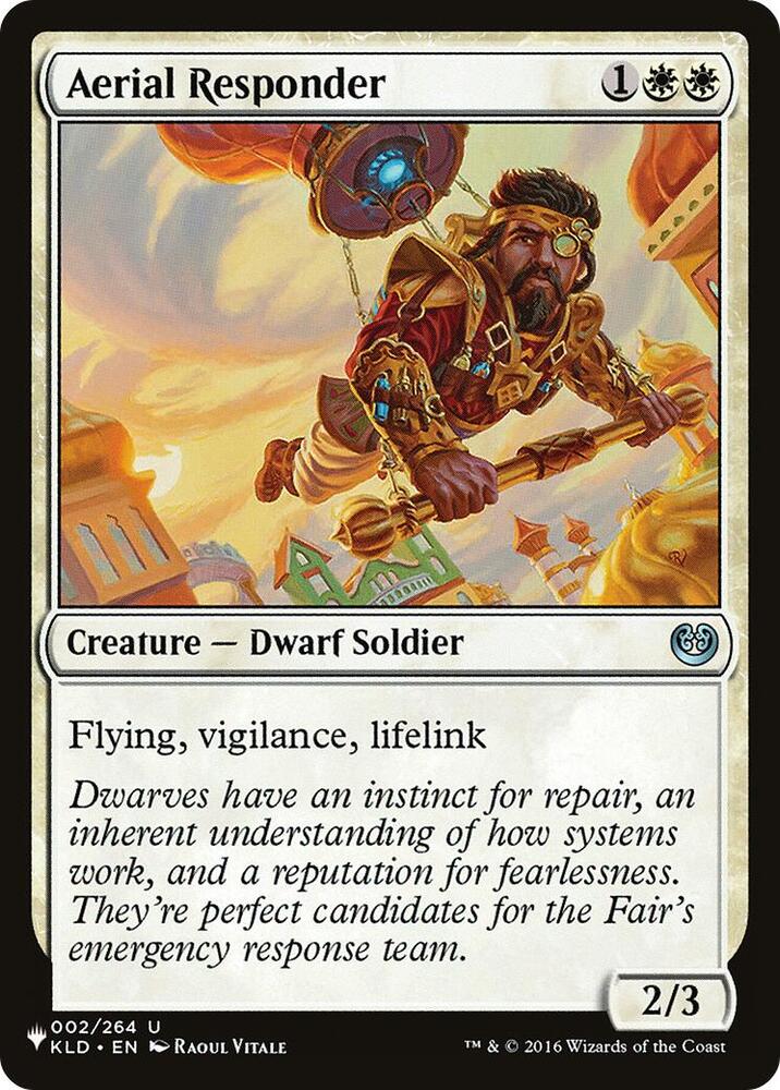 Aerial Responder (KLD) 002/264 card from The List Reprints