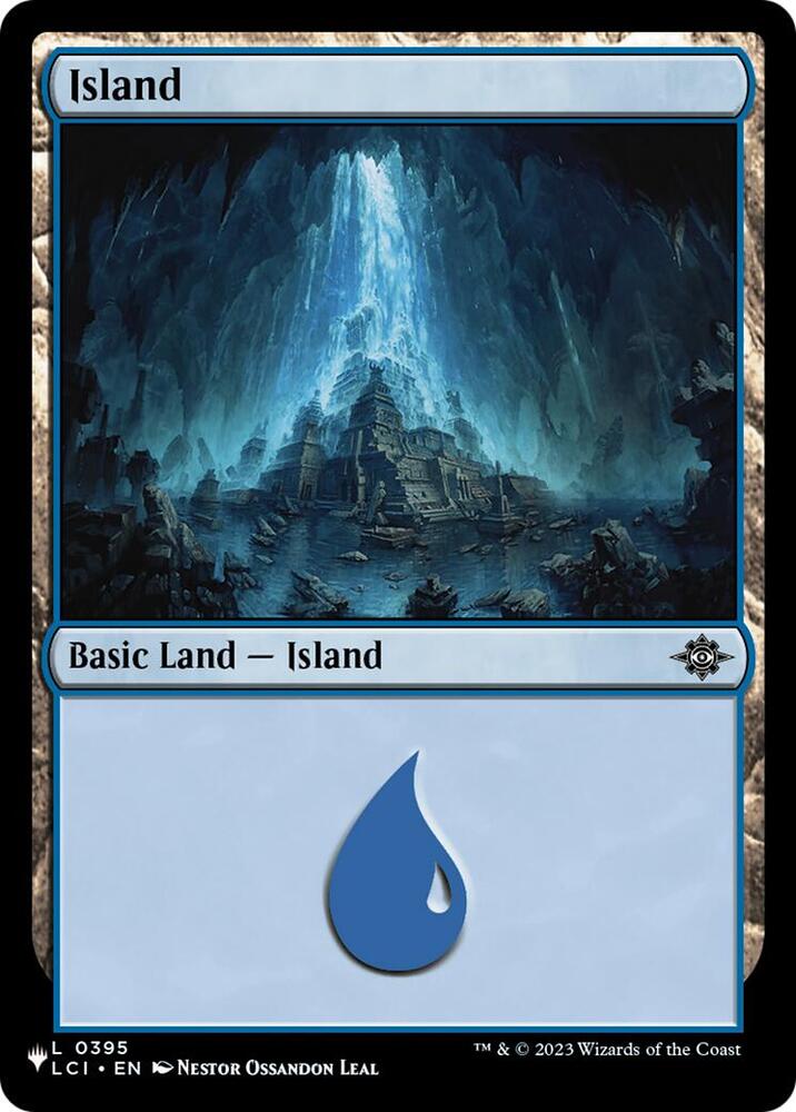 Island (LCI) 395 card from The List Reprints