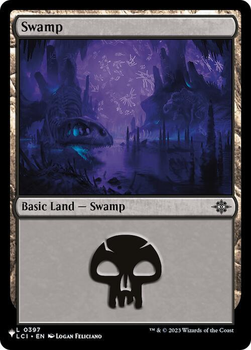Swamp (LCI) 397 card from The List Reprints