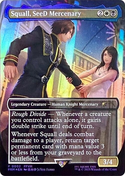Squall, SeeD Mercenary 2 card from Standard Showdown Promos