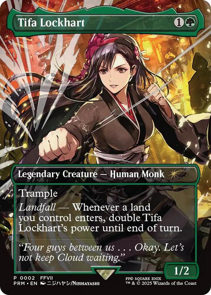 Tifa Lockhart (Borderless) 2 card from MagicFest Cards