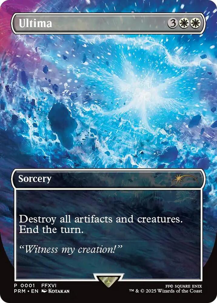 Ultima 1 card from Standard Showdown Promos