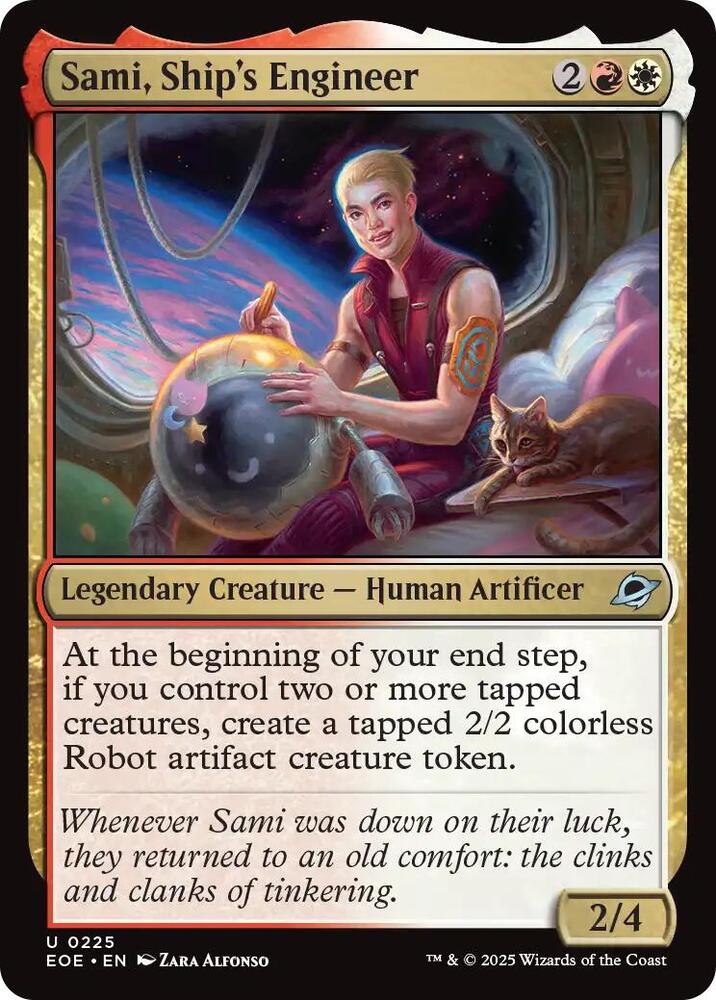 Sami, Ship's Engineer 225 card from Edge of Eternities