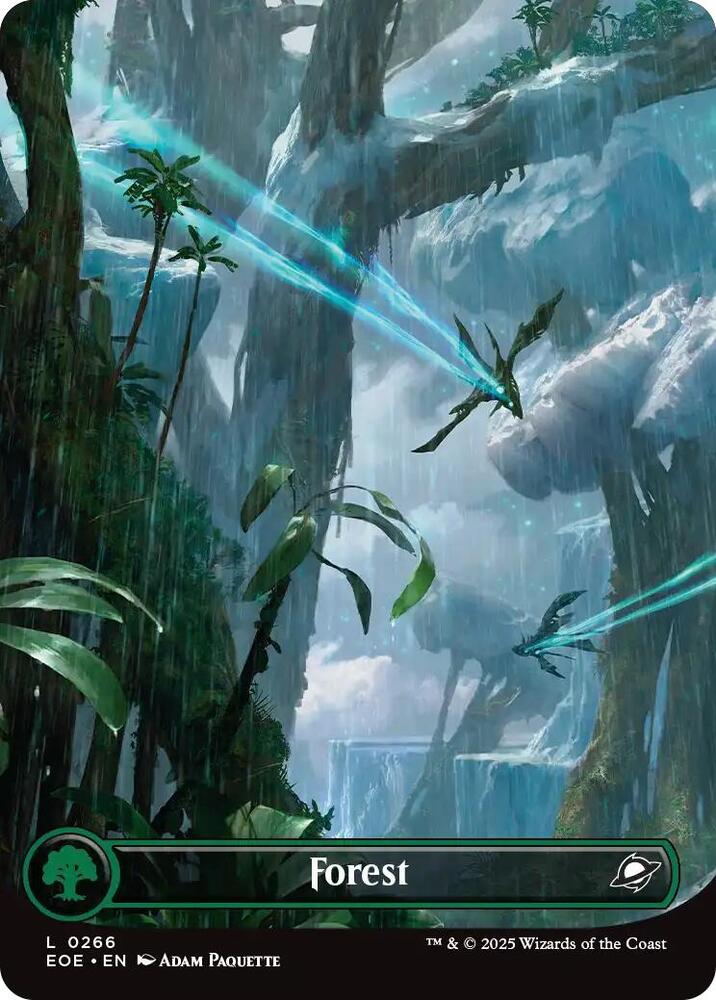 Forest (Borderless) 266 card from Edge of Eternities