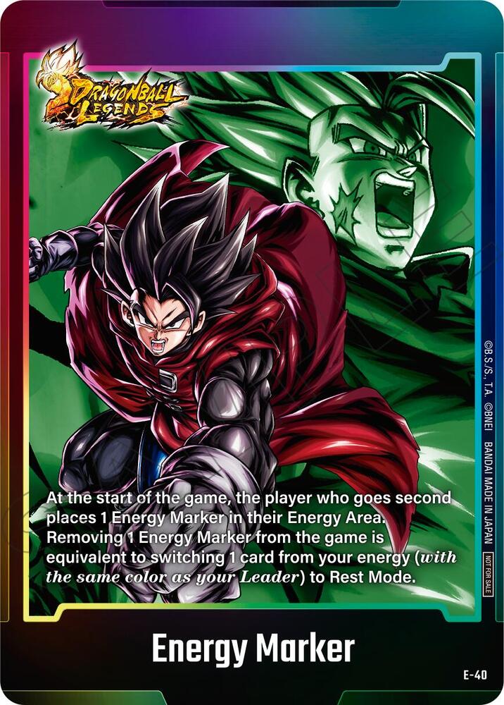 Energy Marker E-40 card from Fusion World Energy Markers