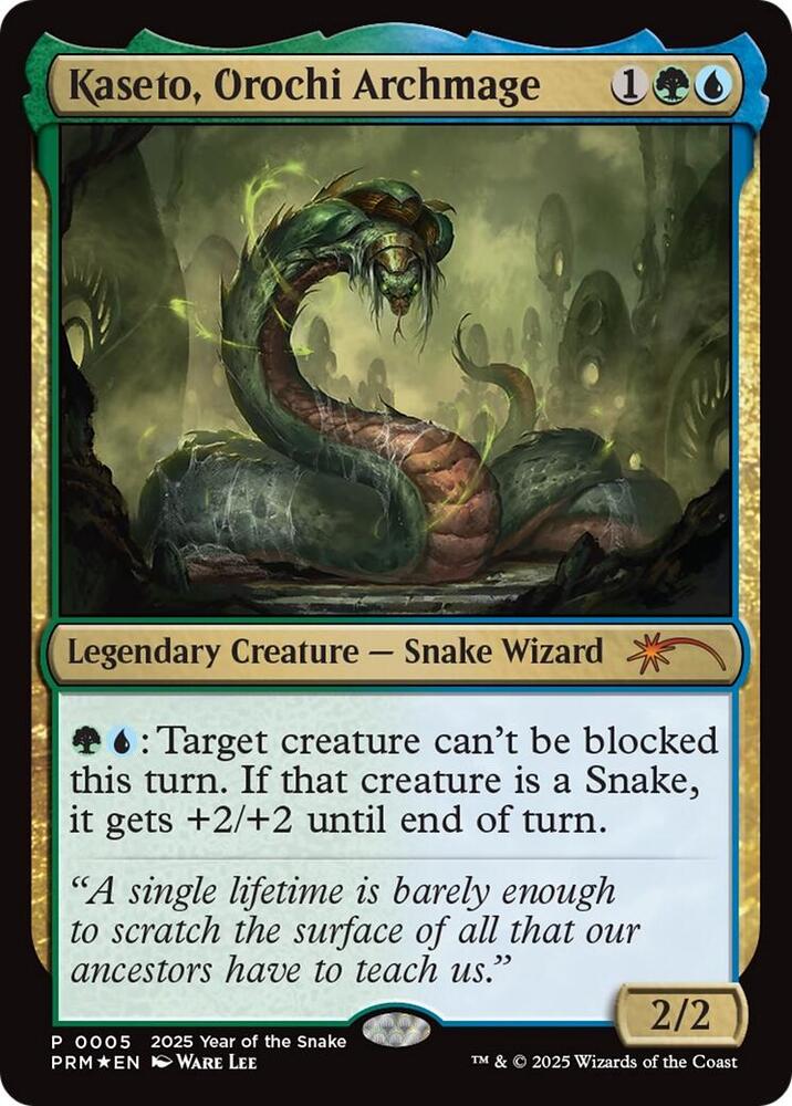 Kaseto, Orochi Archmage (Year of the Snake 2025) 5 card from Standard Showdown Promos