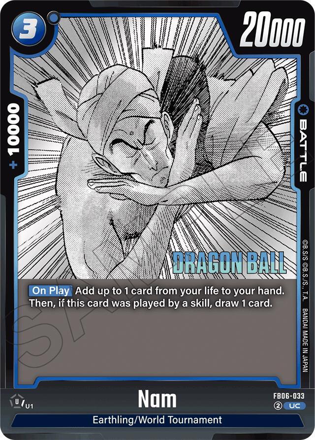 Nam FB06-033 card from Manga Booster 01
