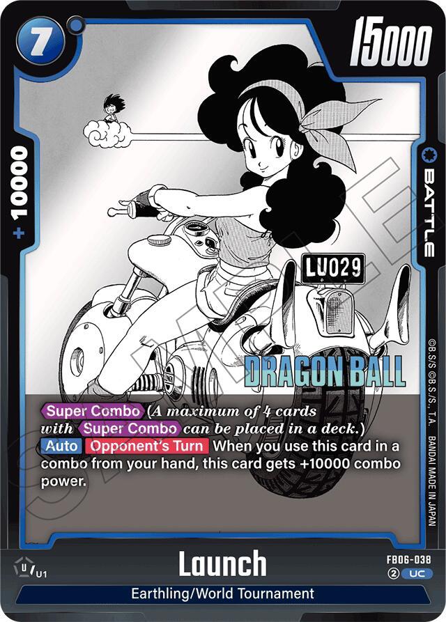 Launch FB06-038 card from Manga Booster 01