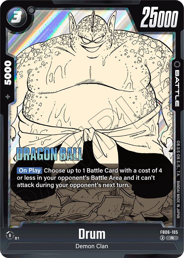 Drum FB06-105 card from Manga Booster 01