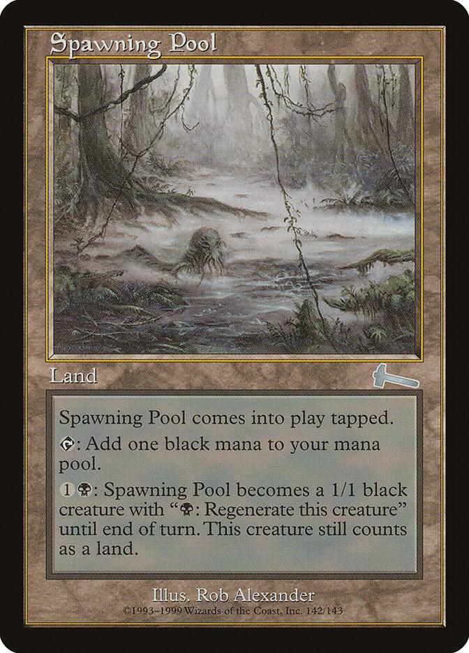 Spawning Pool 142 card from Urza's Legacy