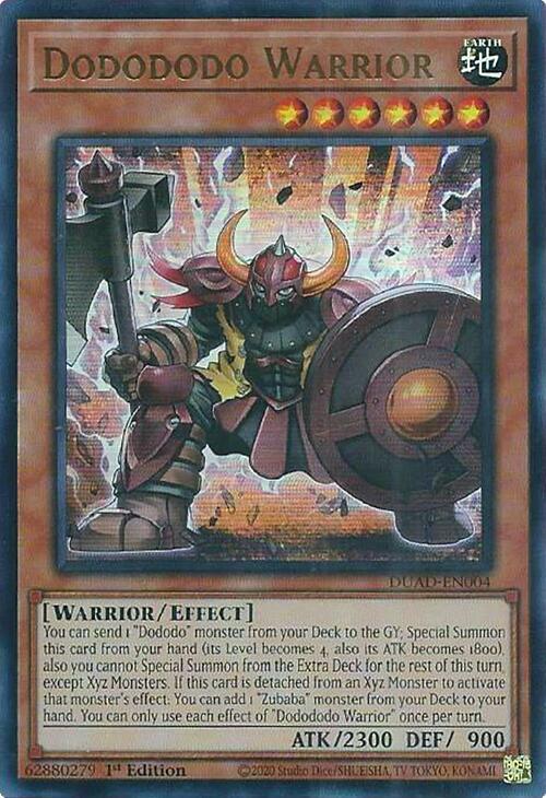 Dodododo Warrior DUAD-EN004 card from Duelist's Advance