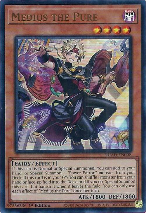 Medius the Pure DUAD-EN008 card from Duelist's Advance