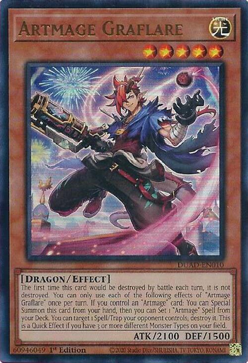 Artmage Graflare DUAD-EN010 card from Duelist's Advance