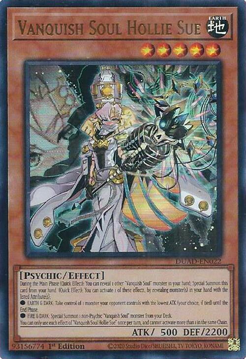 Vanquish Soul Hollie Sue DUAD-EN022 card from Duelist's Advance