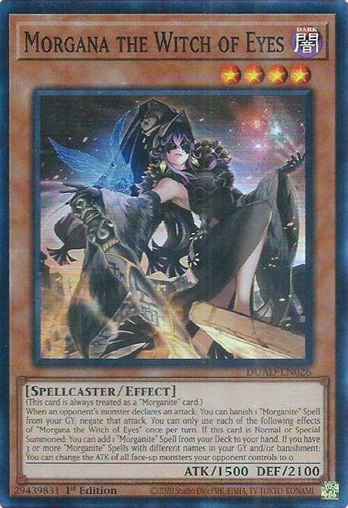 Morgana the Witch of Eyes DUAD-EN026 card from Duelist's Advance
