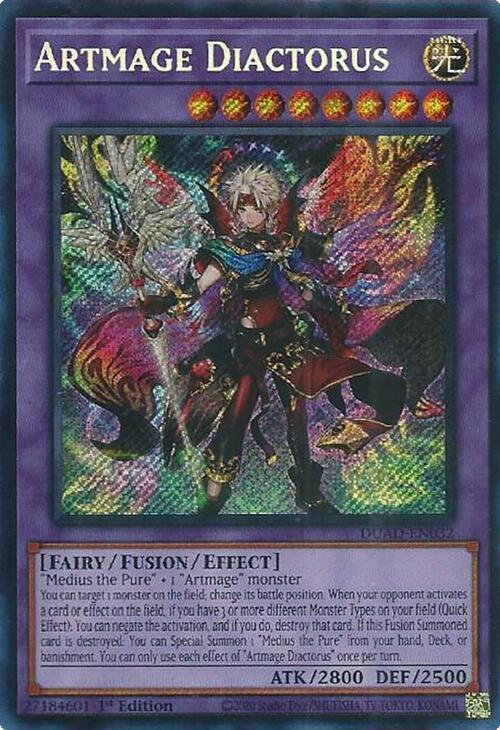 Artmage Diactorus DUAD-EN032 card from Duelist's Advance