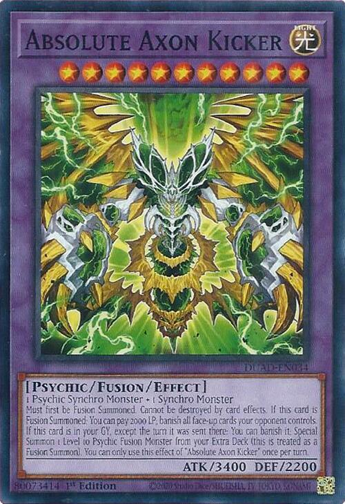 Absolute Axon Kicker DUAD-EN034 card from Duelist's Advance