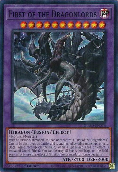 First of the Dragonlords DUAD-EN036 card from Duelist's Advance