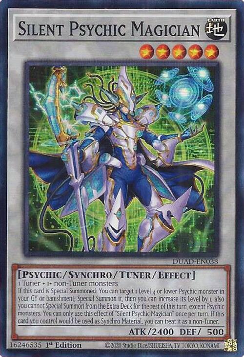 Silent Psychic Magician DUAD-EN038 card from Duelist's Advance