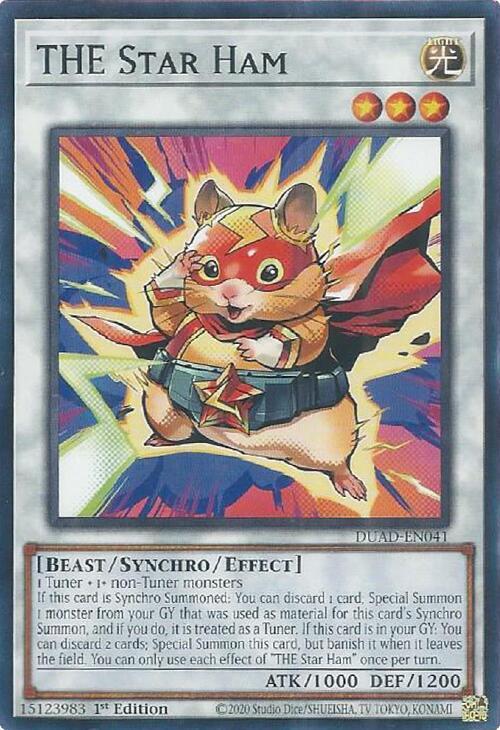THE Star Ham DUAD-EN041 card from Duelist's Advance