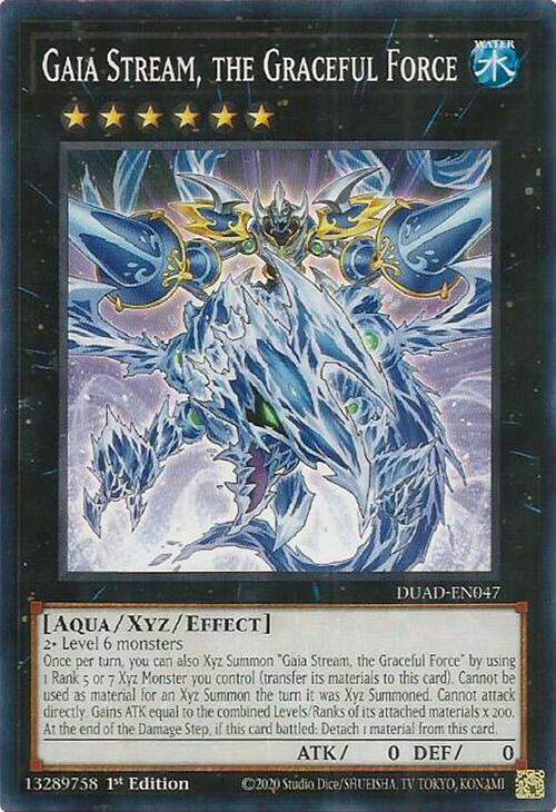 Gaia Stream, the Graceful Force DUAD-EN047 card from Duelist's Advance