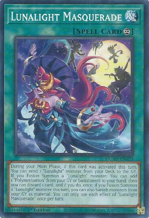 Lunalight Masquerade DUAD-EN053 card from Duelist's Advance