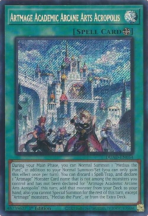 Artmage Academic Arcane Arts Acropolis DUAD-EN054 card from Duelist's Advance