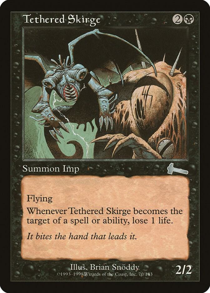 Tethered Skirge 70 card from Urza's Legacy