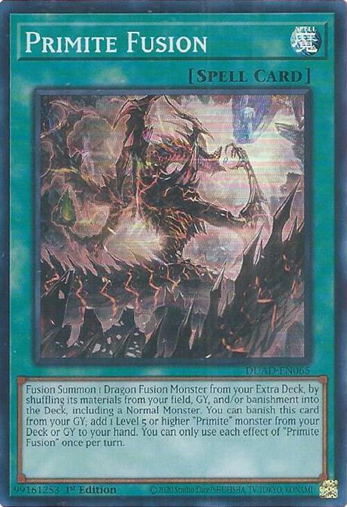 Primite Fusion DUAD-EN065 card from Duelist's Advance