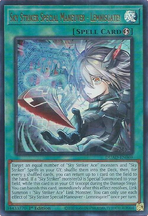 Sky Striker Special Maneuver - Lemnisgate! DUAD-EN069 card from Duelist's Advance
