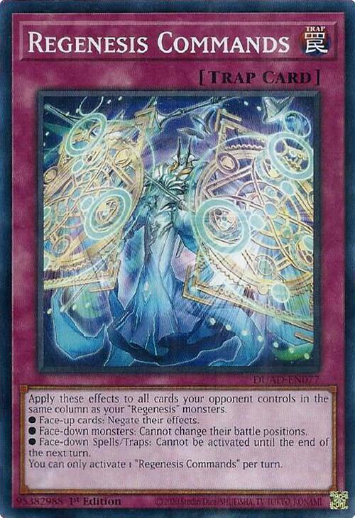 Regenesis Commands DUAD-EN077 card from Duelist's Advance