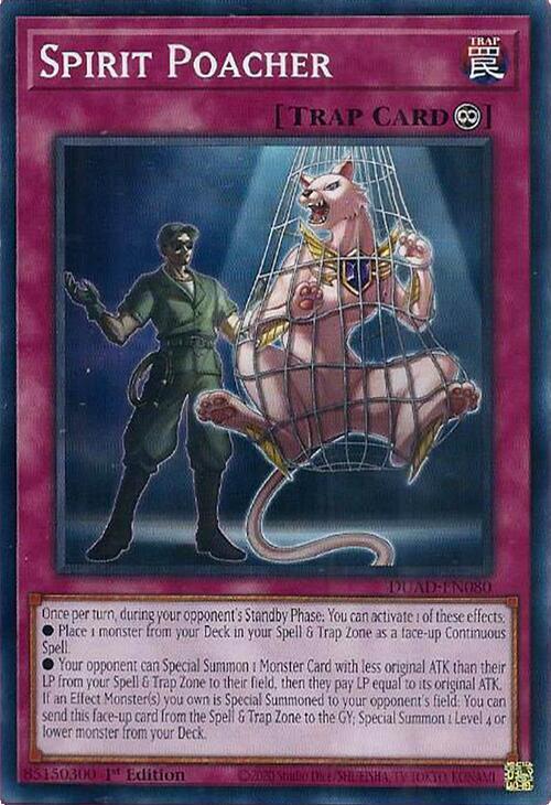 Spirit Poacher DUAD-EN080 card from Duelist's Advance