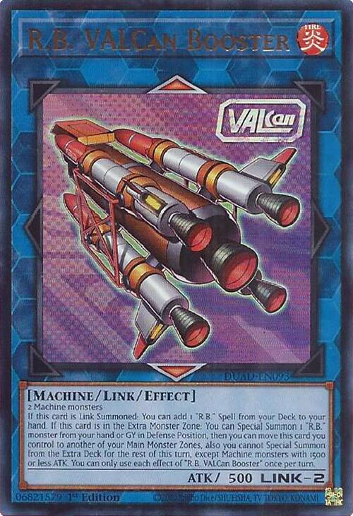 R.B. VALCan Booster DUAD-EN093 card from Duelist's Advance