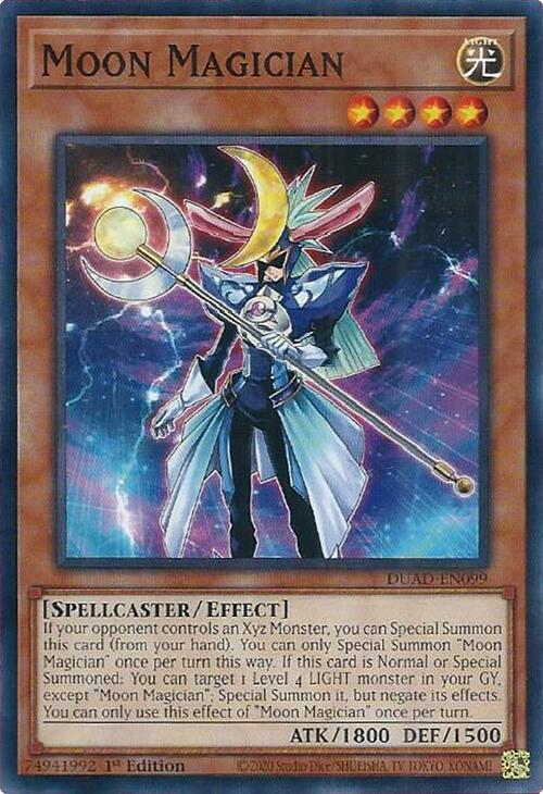 Moon Magician DUAD-EN099 card from Duelist's Advance