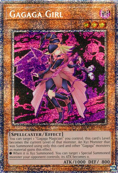 Gagaga Girl (Alternate Art) DUAD-EN101 card from Duelist's Advance
