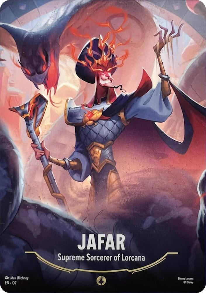 Jafar - Supreme Sorcerer of Lorcana (Oversized) card from Illumineer's Quest: Palace Heist