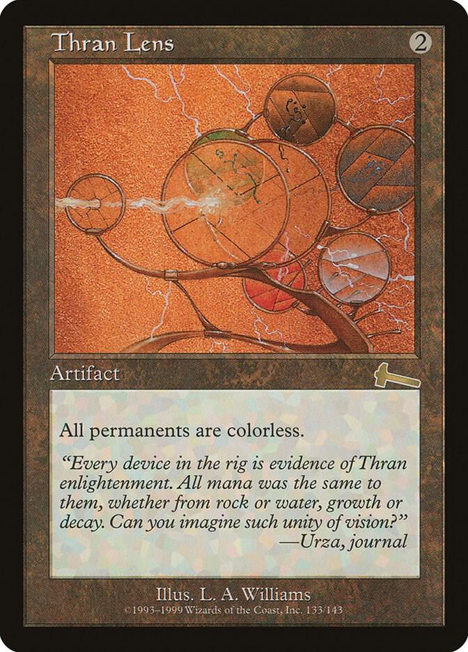 Thran Lens 133 card from Urza's Legacy