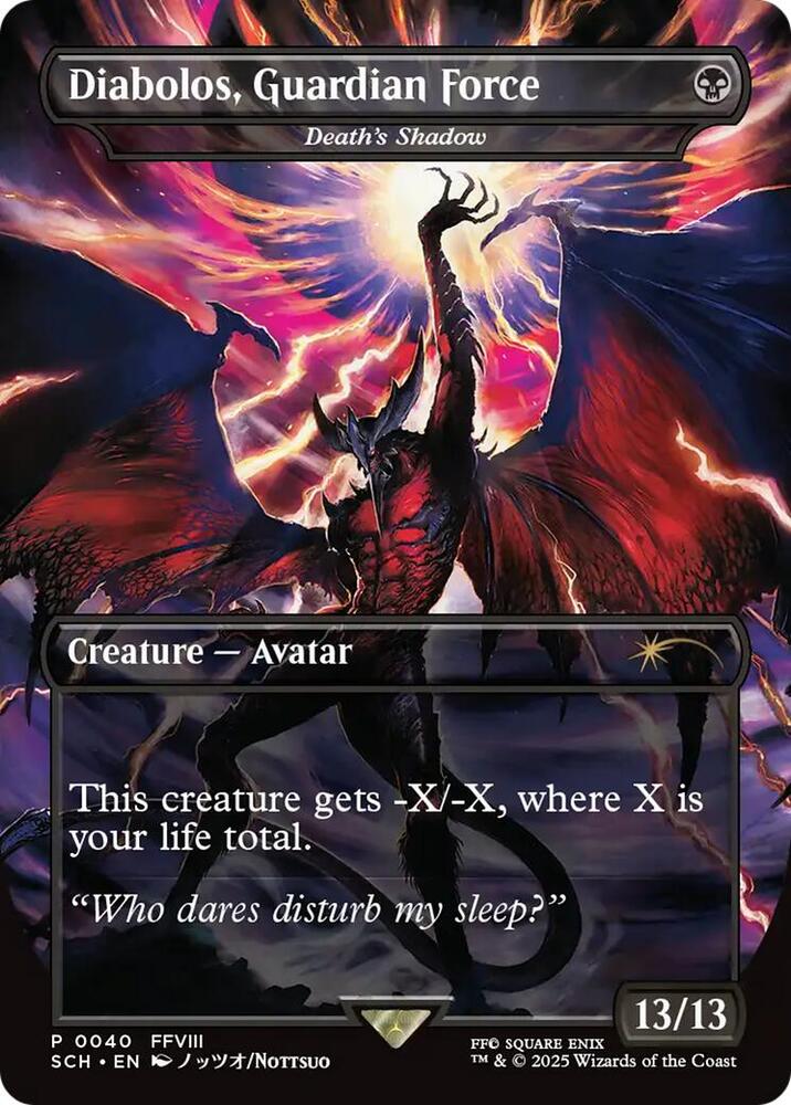 Diabolos, Guardian Force - Death's Shadow 40 card from Game Day & Store Championship Promos
