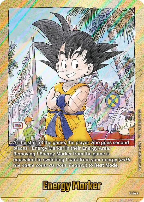 Energy Marker (Gold) E-44 card from Fusion World Energy Markers