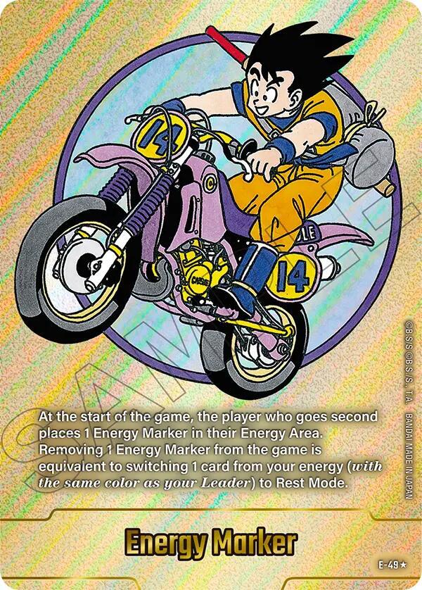 Energy Marker (Gold) E-49 card from Fusion World Energy Markers