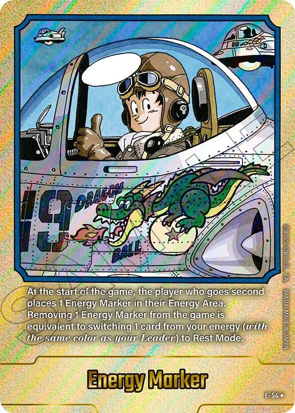 Energy Marker (Gold) E-54 card from Fusion World Energy Markers